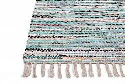 Tapis patchwork - Bombay (bleu)