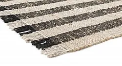Tapis en coton - Hedda (noir)