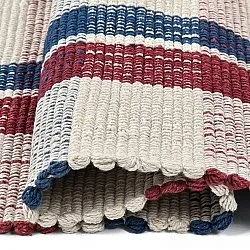 Tapis Coton - Husvik (crème/multicolore)