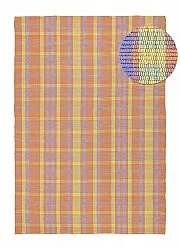 Tapis Coton - Husvik (corail/multicolore)