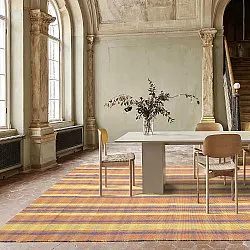 Tapis Coton - Husvik (corail/multicolore)