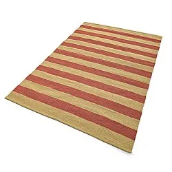 Tapis Coton - Nilo (jaune moutarde/terracotta)