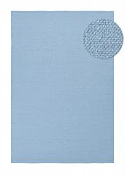Tapis Coton - Rigolet (bleu clair)