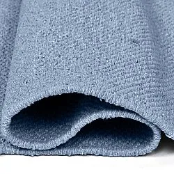 Tapis Coton - Rigolet (bleu clair)