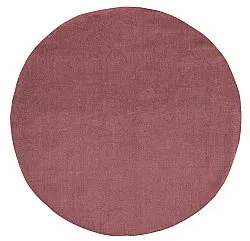 Tapis rond en coton - Billie (bordeaux)