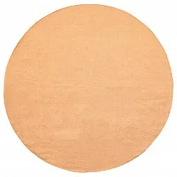 Tapis rond en coton - Billie (orange)