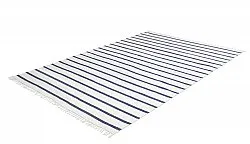 Tapis en coton - Helle (bleu)
