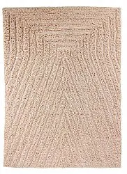 Tapis à poils longs - Indra Natural Cotton Shaggy (beige)