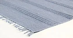 Tapis en coton - Lilje (bleu)