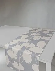 Chemin de table - Chemin Abril (gris/beige)