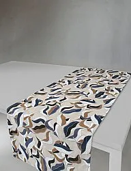 Chemins de table - Chemins Amalie (gris/bleu)