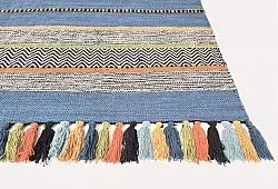 Tapis en coton - Bouira (bleu/multicolore)