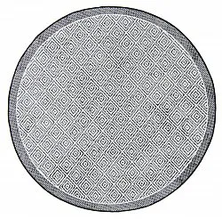 Tapis rond - Monsaraz (noir)