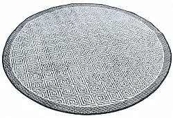 Tapis rond - Monsaraz (noir)