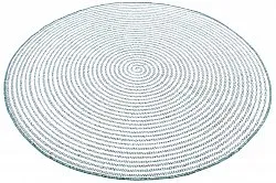 Tapis rond - Ferragudo (vert)