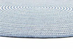 Tapis rond - Ferragudo (bleu)
