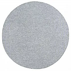 Tapis rond - Bergen (argent)
