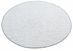 Tapis rond - Bergen (argent)
