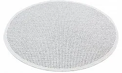 Tapis rond - Tromsø (argent)