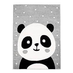 TAPIS ENFANTS Tapis pour les chambres d’enfants pour garçon fille avec Bubble Panda gris Panda