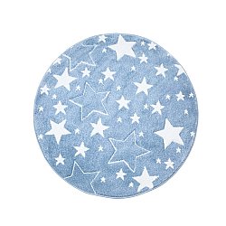 Tapis enfants - Bueno Stars Rond (bleu)