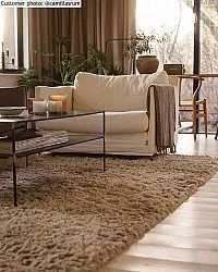 Tapis à poils longs - Kanvas (beige)