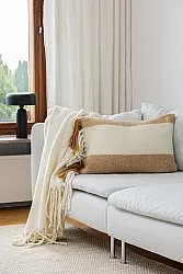 Housse de coussin en mélange de laine - Carol (jaune)