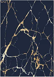 Tapis Wilton - Cesina (noir/doré)