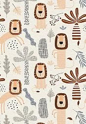 Tapis pour enfants - Lion Friends (beige)