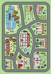 Tapis pour enfants - City Town (multicolore)