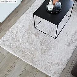 Tapis à poils longs - Cloud Super Soft (blanc cassé)