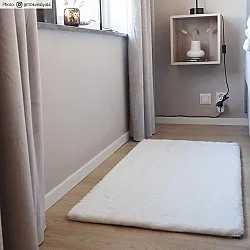 Tapis à poils longs - Cloud Super Soft (blanc)