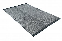 Tapis de laine - Coastal (noir/blanc)