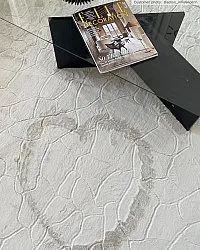 Tapis à poils longs - Cora (blanc cassé)