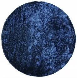 Tapis ronds - Cosy (bleu foncé)