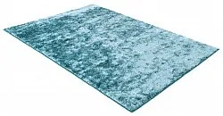 Tapis à poils longs - Cosy (bleu-vert)