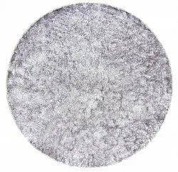 Tapis ronds - Cosy (argent)