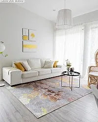 Tapis Wilton - Elena (beige/doré)