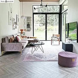Tapis Wilton - Badem (rose/multicolore)