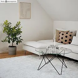 Tapis à poils longs - Cosy (blanc)