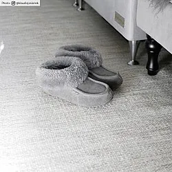 Tapis rond - Dhurry (naturel)