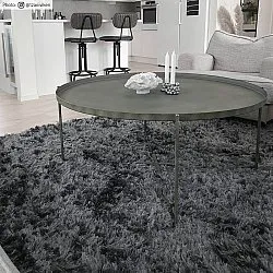 Tapis à poils longs - Janjira (gris)