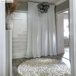Tapis ronds - Janjira (blanc cassé)