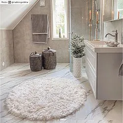 Tapis ronds - Janjira (blanc)