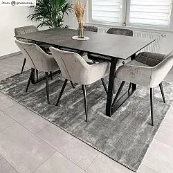 Tapis en viscose - Jodhpur Special Luxury Edition (gris)