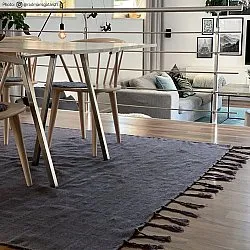 Tapis en laine - Malana (anthracite)