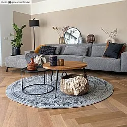 Tapis rond - Peking Noble (gris)