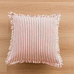Housse de coussin - Fringed (rouge)