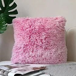 Housse de coussin - Fuzzy (rose)