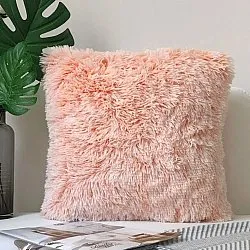 Housse de coussin - Fuzzy (rose)